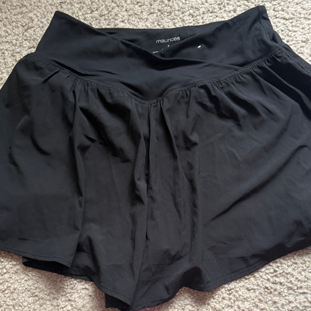 Maurices Elegant Black Women's Skorts